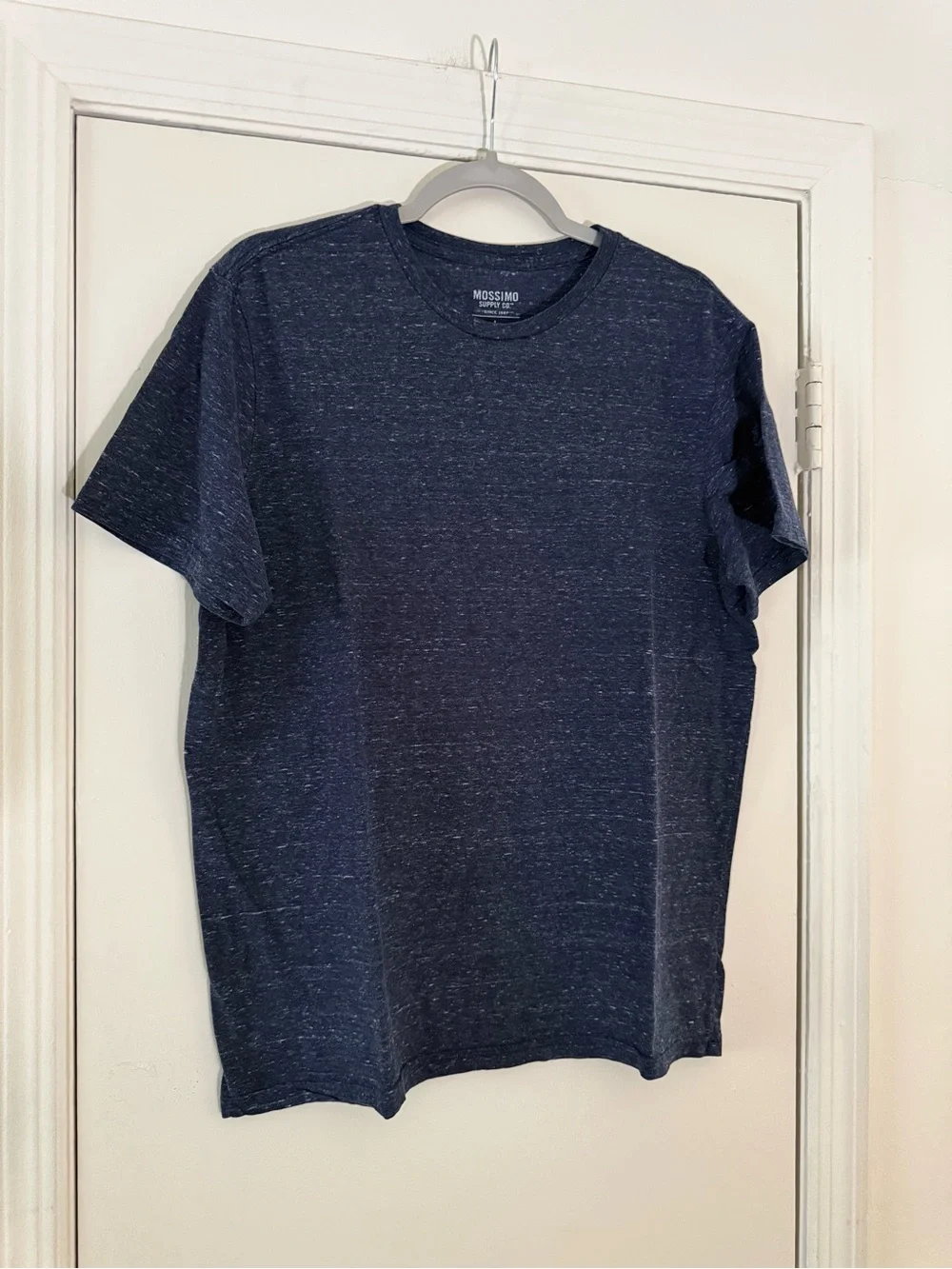 Mossimo Men's Heather Navy Short-Sleeve T-Shirt Size Large